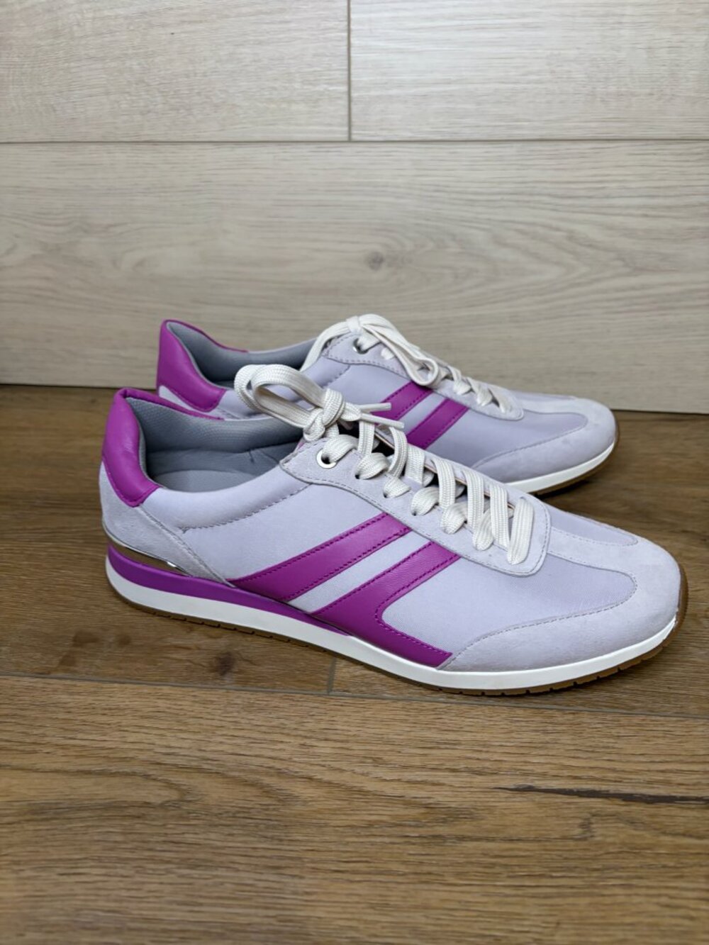 Naturalizer Lorena Women Suede Sneakers Lilac Violet 10M